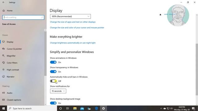 How To Automatically Hide Scroll Bars In Windows 10 смотреть онлайн
