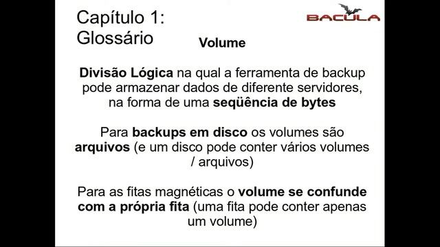 Glossário Backup e Bacula смотреть онлайн