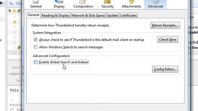 Thunderbird - Additional settings смотреть онлайн