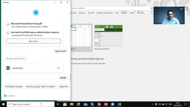 Cortana App - Personal productivity assistant in windows 10 OS. смотреть онлайн