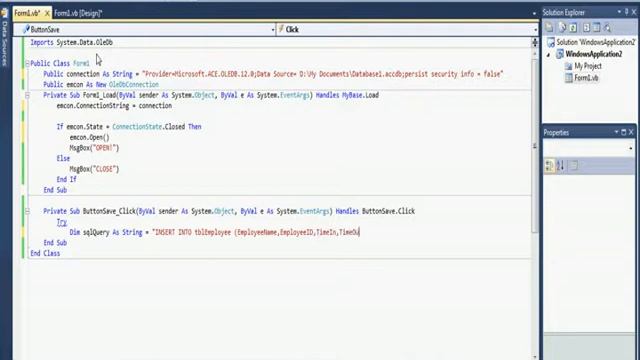 How to connect VB. Net to Access 2007 Tutorial by Mr. RG Claveria смотреть онлайн