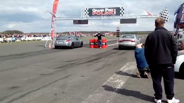 #4(2) - Nissan 350z (281hp/388nm) vs. Seat Toledo diesel (306hp/600nm) - Wilcze Laski 01.05.2016 смотреть онлайн