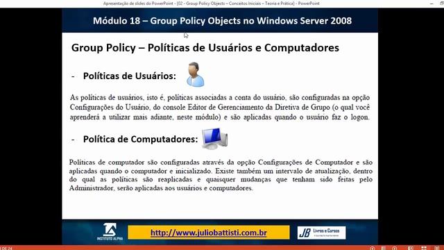 Windows Server e Active Directory - Vídeo 085 - Curso de GPOs - Group Policy Objects - Aula 3 смотреть онлайн