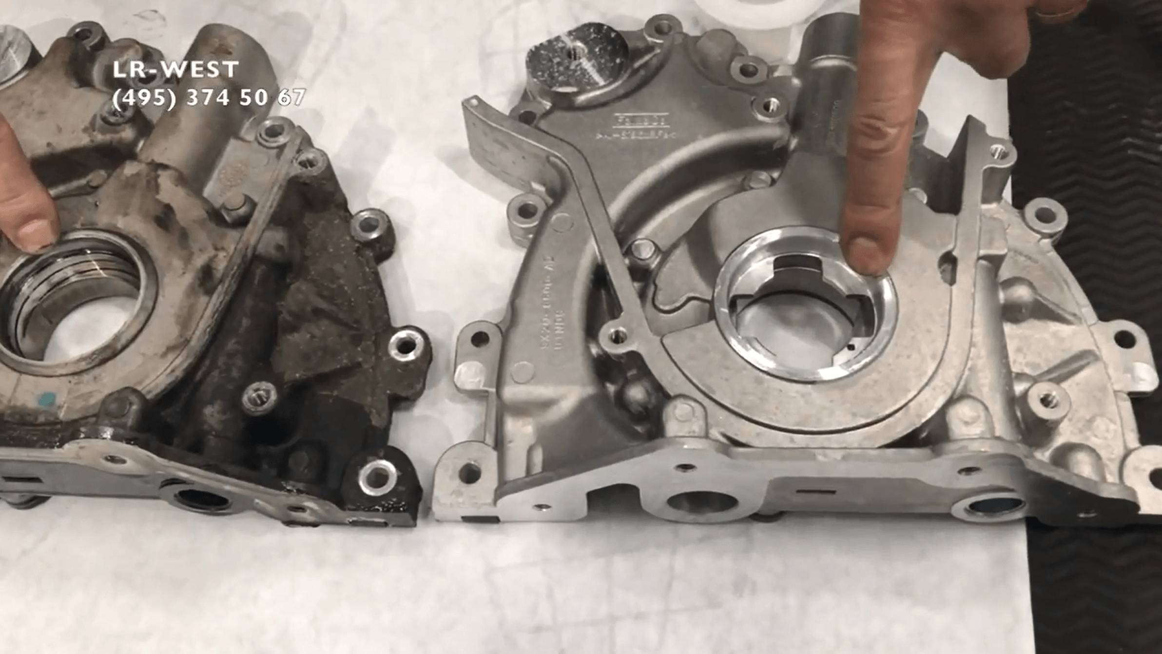 Масляный насос 2.7 дизель. Discovery 3/4 и Range Rover Sport смотреть онлайн