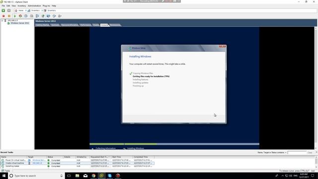 How To - Creating your first Virtual Machine - Windows Server using ESXI 5.5 смотреть онлайн