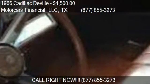 1966 Cadillac Deville for sale in Headquarters in Plano, TX смотреть онлайн