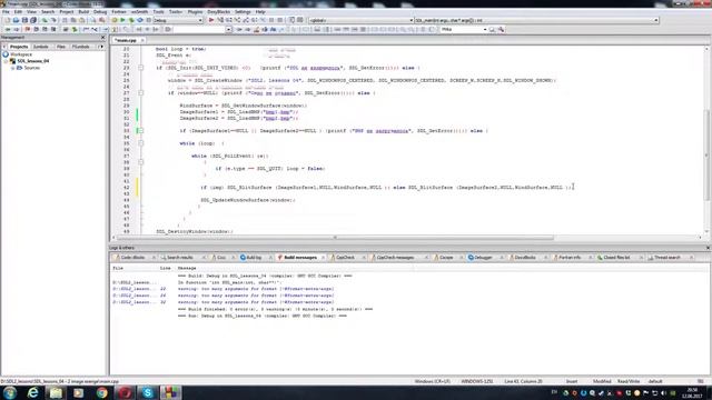 C++ SDL2 Урок 05 - загрузка двух BMP / C++ SDL2 Lesson 03 - Load two BMP + source смотреть онлайн