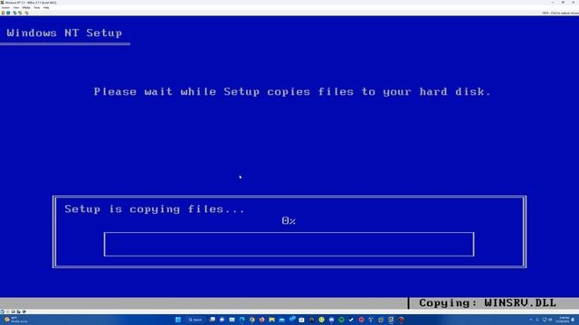 Windows NT 3.1 - Installation in PCem/86Box смотреть онлайн