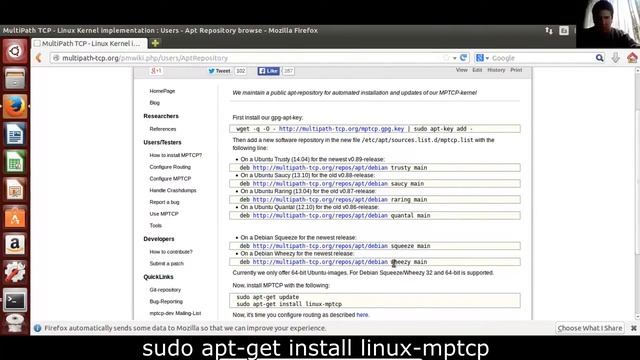 Instalación y Configuración de Multipath TCP - Install and Configure Multipath TCP смотреть онлайн