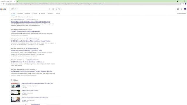 ARDUINO CH340 driver indirme COM PORT hatası смотреть онлайн