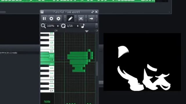 Bad Apple on LMMS piano roll смотреть онлайн