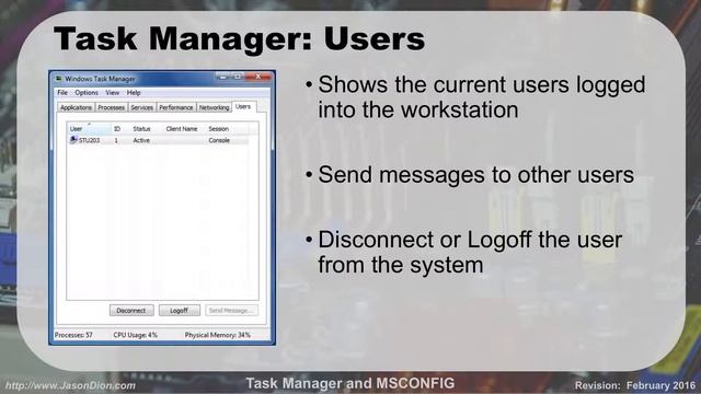41 - Task Manager and MSCONFIG смотреть онлайн