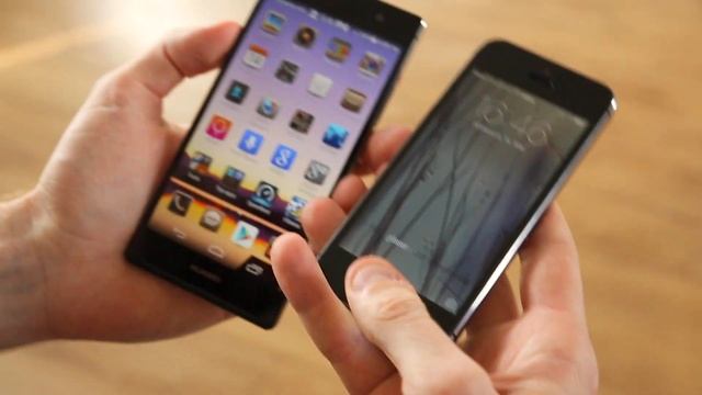 Comparatif : Huawei Ascend P7 vs Apple iPhone 5s смотреть онлайн