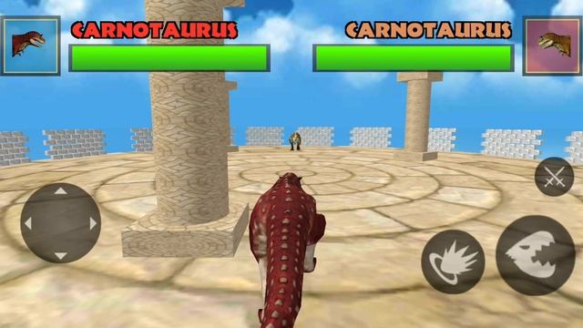 Best Dino Games - Dinosaur Battle Arena: Lost Kingdom Saga Android Gameplay смотреть онлайн