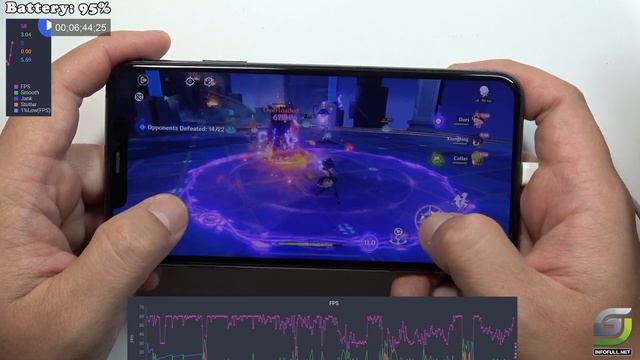 iPhone 11 Pro Max test game Genshin Impact Max Graphics смотреть онлайн
