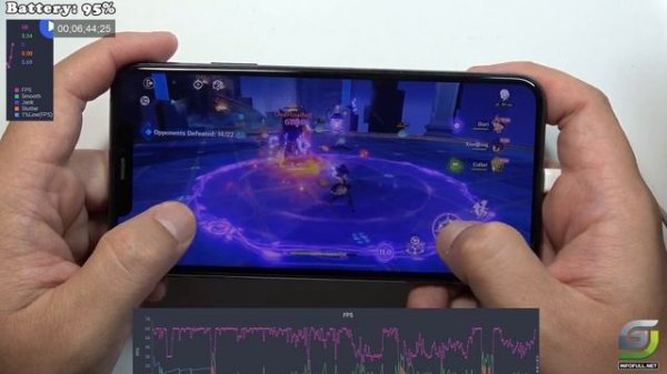 iPhone 11 Pro Max test game Genshin Impact Max Graphics