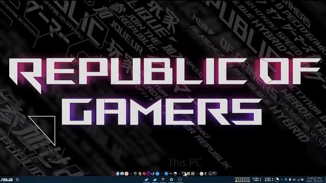 Windows 10 11 ROG theme смотреть онлайн