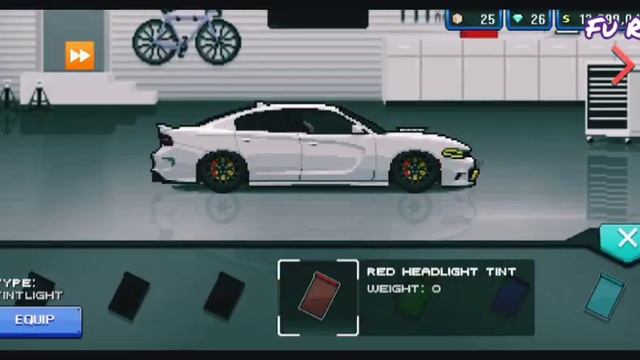 Pixel Car Racer Dodge Charger SRT Malaysia sumbat enjin HEMI смотреть онлайн