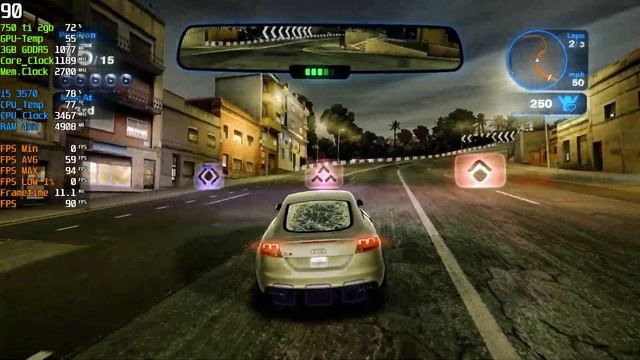 BLUR - GTX 750ti 2GB - Core i5 3570 - Custom Setting 1080p смотреть онлайн