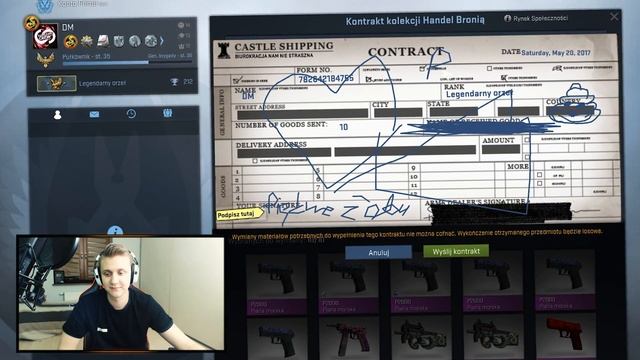 MÓJ BRAT ROBI KONTRAKT NA AK-47 | FIRE SERPENT! - CSGO смотреть онлайн