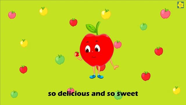 The Apple Song | Learn Fruits | Kids Songs | Super Toddler смотреть онлайн