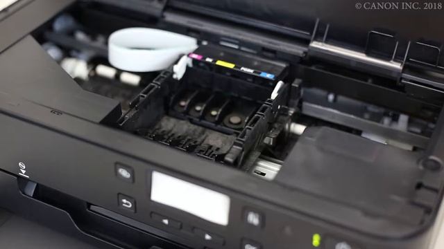 Installing the ink tanks (TS700 series) смотреть онлайн