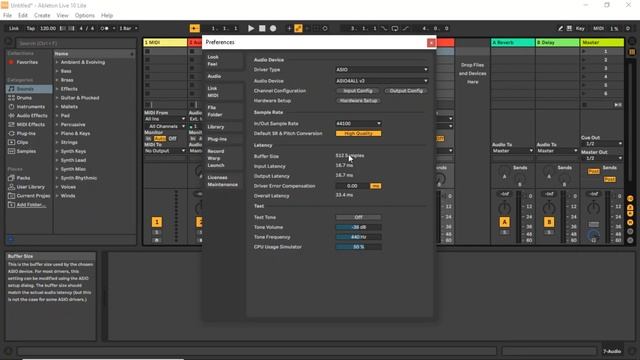 Ableton Live 10 Preferences смотреть онлайн