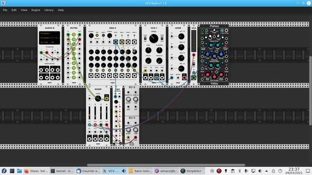 A quick demo of VCV Rack under Fedora 33 смотреть онлайн