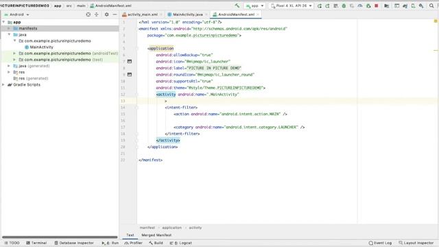How to go to picture in picture mode in Android Studio | CodeSouls смотреть онлайн