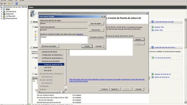 Instalacion de Remote Desktop Services WS 2008R2 смотреть онлайн