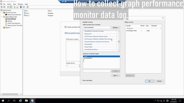 How to collect performance monitor data graph log on windows.グラフィックログ収集 смотреть онлайн