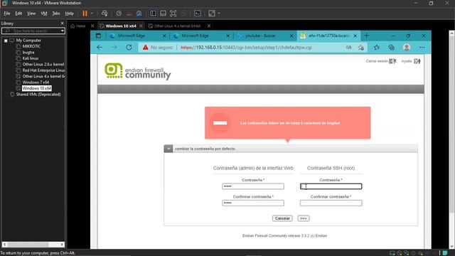 Instalación de endian(firewall) de manera grafica смотреть онлайн