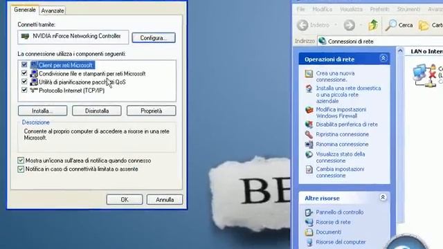 Assegnare IP Statico Windows XP смотреть онлайн