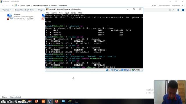 Praktikum Instalasi mikrotik serta mengkoneksikan ke client dan internet смотреть онлайн