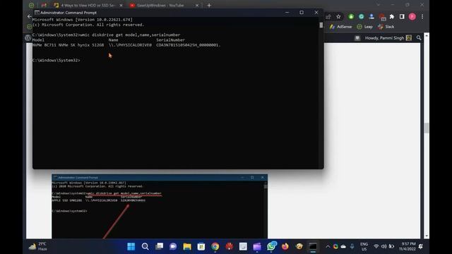 How to View Hard Disk Serial Number in Windows 11 or 10 | GearUpWindows Tutorial смотреть онлайн