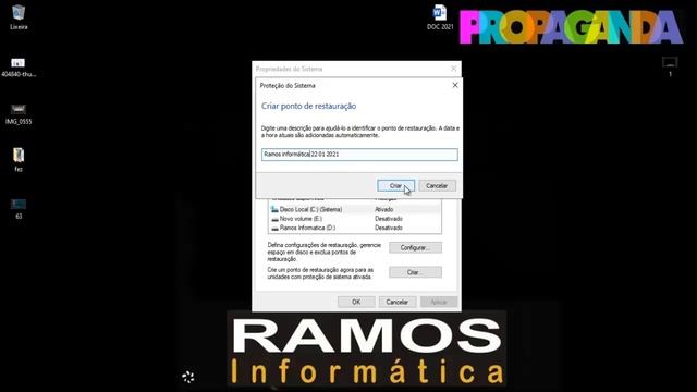 COMO RESTAURAR O WINDOWS PARA UMA DATA ANTERIOR, RESTAURAÇÃO DO SISTEMA смотреть онлайн