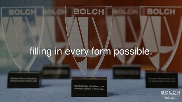 Bolch Prize for the Rule of Law: A Ceremony Honoring the International Association of Women Judges смотреть онлайн