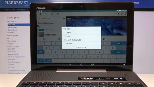 How to Change Keyboard Language in ASUS ZenPad 10 – Keyboard Settings смотреть онлайн