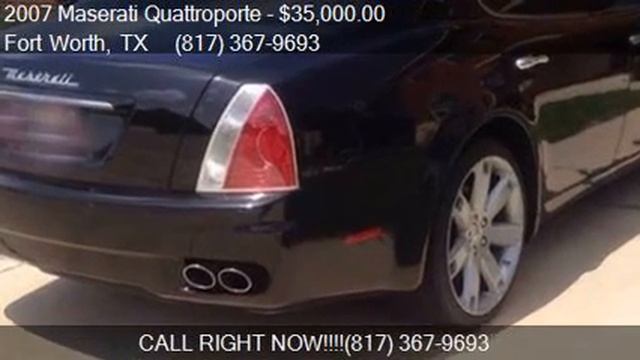 2007 Maserati Quattroporte Sport GT DuoSelect 4dr Sedan for смотреть онлайн
