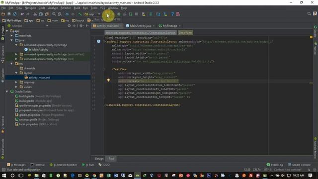 First Android App смотреть онлайн