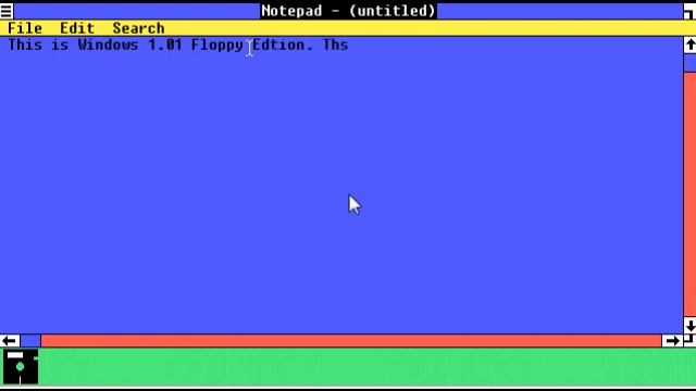 Windows 1 01 Floppy Edition смотреть онлайн
