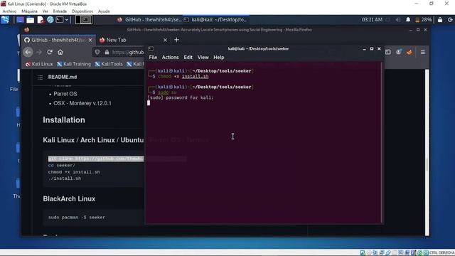 Cómo instalar y utilizar Seeker desde Kali Linux смотреть онлайн