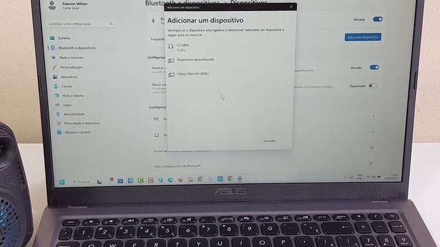 (CAIXINHA DE SOM BLUETOOTH) COMO CONECTAR E USAR NO NOTEBOOK DA ASUS смотреть онлайн