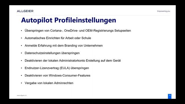 Verwaltung und Rollout mit Intune Autopilot смотреть онлайн