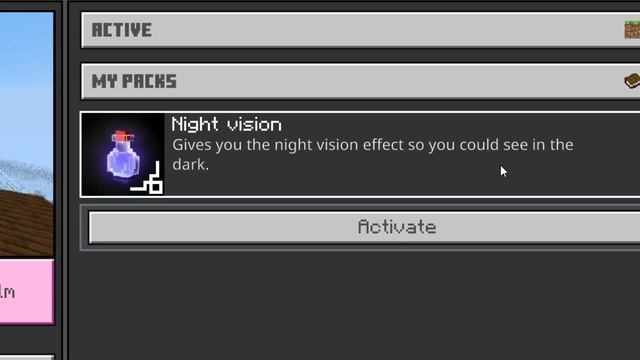 Xrey+Night vision Add-on for Minecraft PE 1.19+ смотреть онлайн