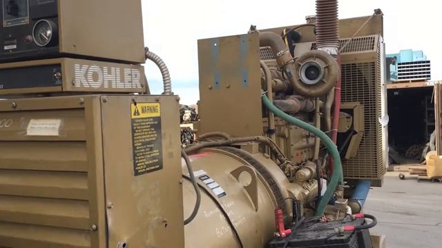 Cummins KTA19-G2 Generator 600 HP 400 KW Start Up смотреть онлайн