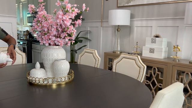 DINING ROOM DECORATING IDEAS|CLEAN WITH ME FOR SPRING смотреть онлайн