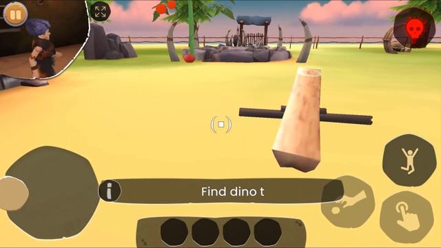 Scary Teacher stone age - Troll miss T every day , gameplay android/ ios смотреть онлайн