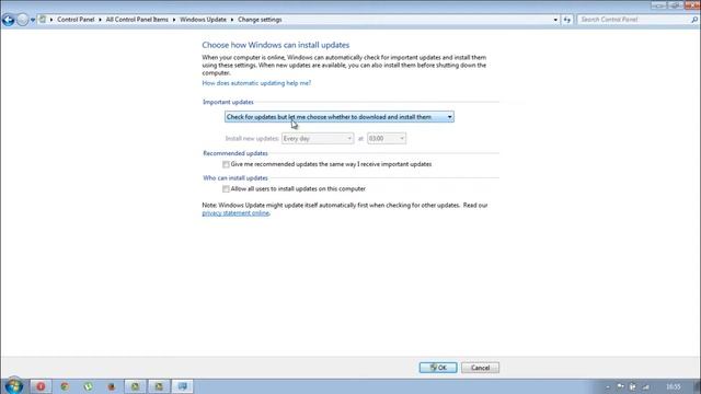 how to change windows update settings in windows 7 смотреть онлайн