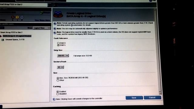Configure RAID 5 on an HP ProLiant Gen8 Server смотреть онлайн